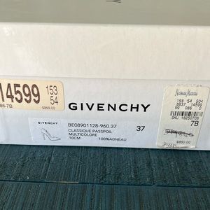 Givenchy butterfly pattern heels